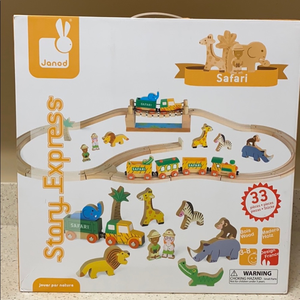 Janod Story Express Safari train set - Never used